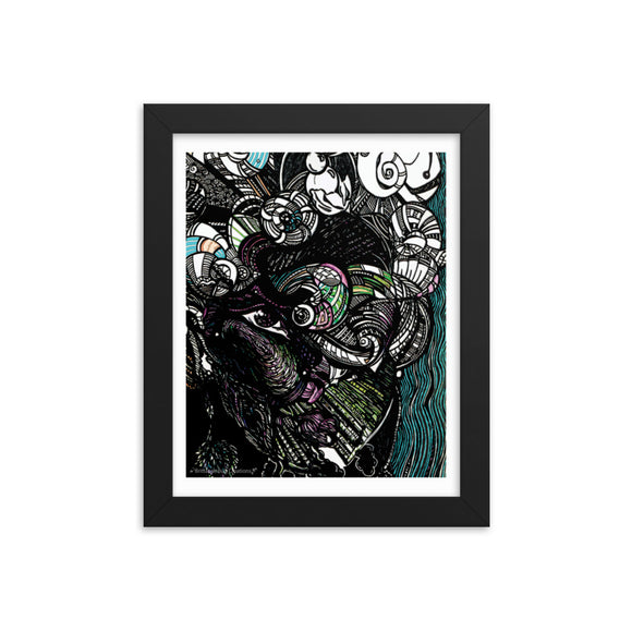 Raw Creature Framed poster