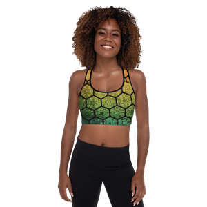 Honey Comb Padded Sports Bra