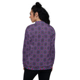 Imperial Purple Diamond Unisex Bomber Jacket