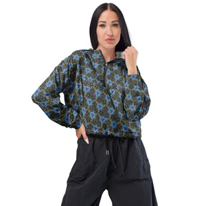 Honey Comb Night Women’s cropped windbreaker