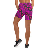 I Am That I Am 922 Purple Diamond Yoga Shorts