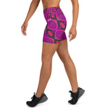 I Am That I Am 922 Purple Diamond Yoga Shorts