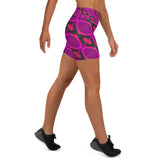 I Am That I Am 922 Purple Diamond Yoga Shorts