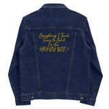 Everything I touch Turns Gold Unisex denim jacket