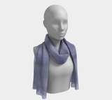 Vertical sky fade scarf