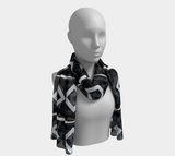 Vertical Striped Diamond Scarf