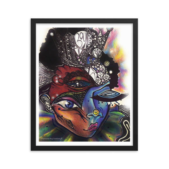 Cosmic Beauty Framed poster