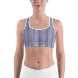 Vertical Sky Fade Sports Bra